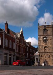 Image shows the Morpeth Clocktower